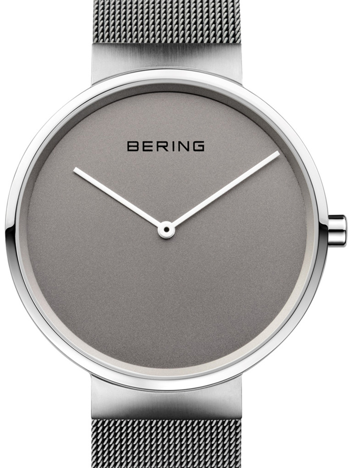Bering Roloi Batarias me Ggri Metalliko Brasele 14539-077