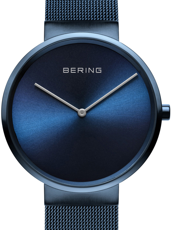 Bering Roloi Batarias me Ble Metalliko Brasele 14539-397