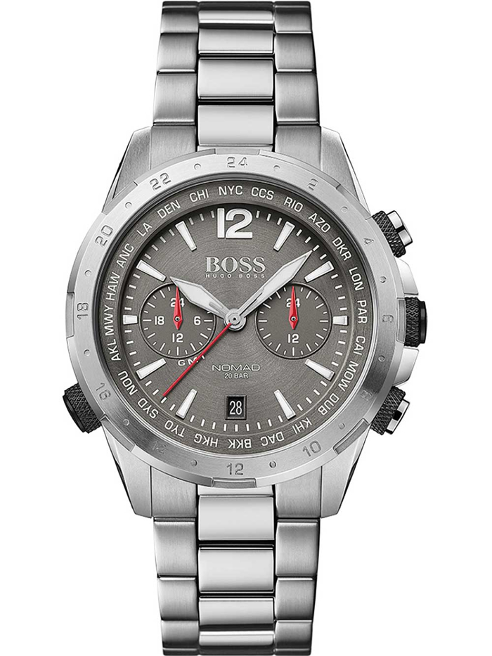 Hugo Boss Nomad Roloi Batarias me Asimi Metalliko Brasele 1513774