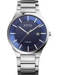 Bering Solar Roloi Iliakis Energias me Asimi Metalliko Brasele 15239-777