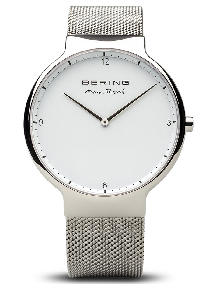 Bering Max René Roloi Batarias me Asimi Metalliko Brasele 15540-004