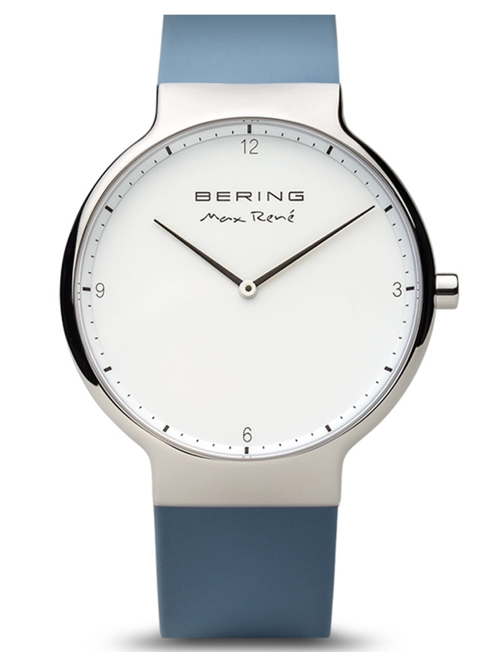 Bering Roloi Batarias me Ble Kaoutsouk Louraki 15540-700