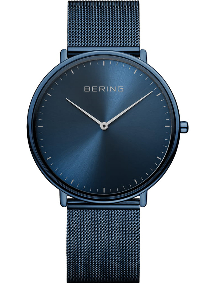 Bering Roloi Batarias me Ble Metalliko Brasele 15739-397