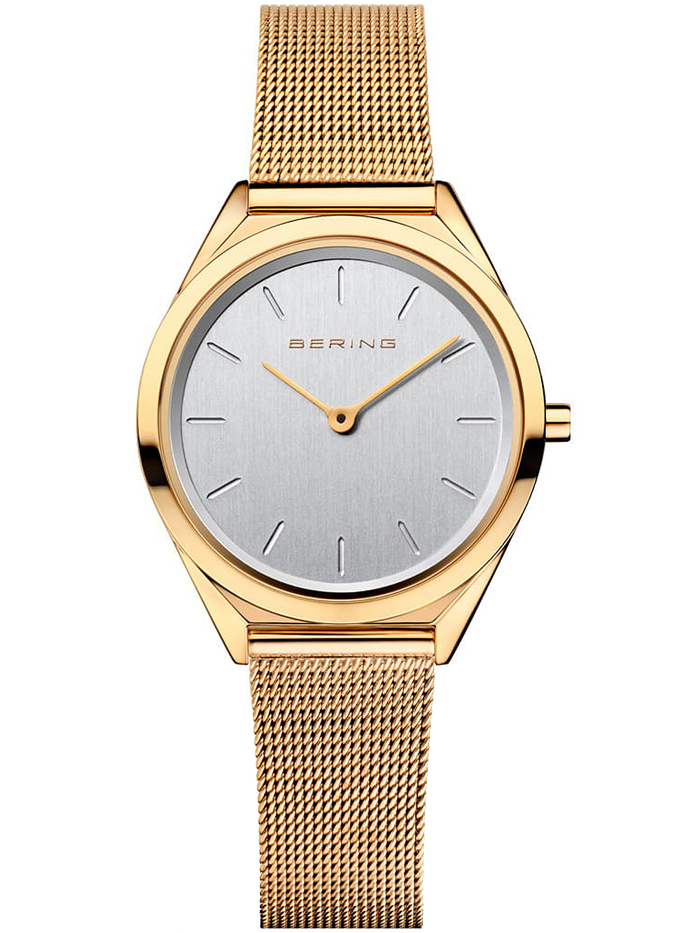 Bering Roloi Batarias me Xruso Metalliko Brasele 17031-334