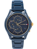 Tommy Hilfiger Skylar Roloi Batarias me Ble Keramiko Brasele 1782260