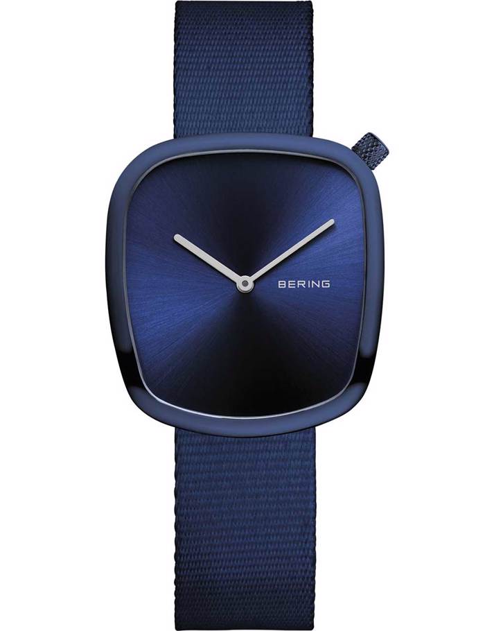 Bering Pebble Roloi Batarias me Ble ufasmatino Louraki 18034-397