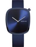 Bering Pebble Roloi Batarias me Ble ufasmatino Louraki 18040-397