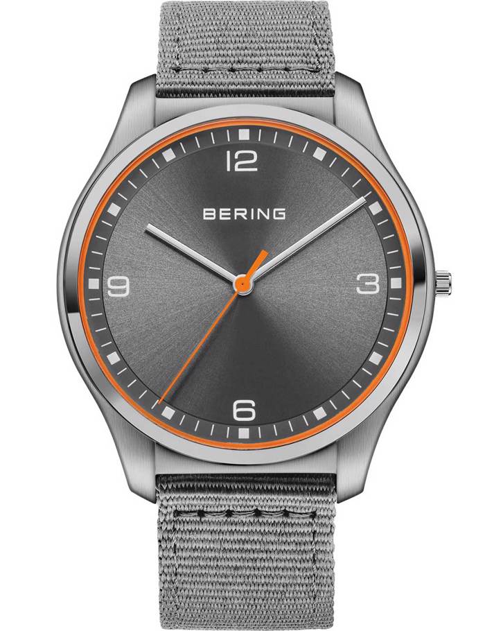 Bering Ocean Ultra Slim #tide Roloi Batarias me Ggri ufasmatino Louraki 18342-577