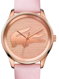 Lacoste Victoria Roloi Batarias me Roz Dermatino Louraki 2000997