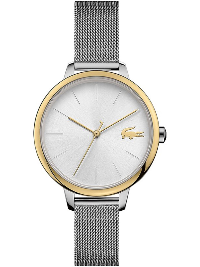 Lacoste Cannes Roloi Batarias me Asimi Metalliko Brasele 2001127