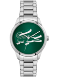 Lacoste Ladycroc Roloi Batarias me Asimi Metalliko Brasele 2001190