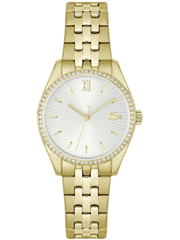 Lacoste Tuilerie Ρολόι Μπαταρίας με Χρυσό Μεταλλικό Μπρασελέ 2001324