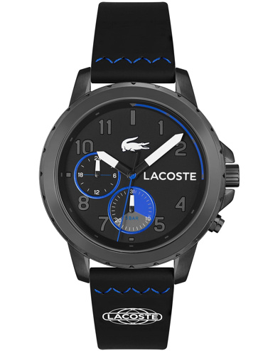 Lacoste Endurance Ρολόι Χρονογράφος Μπαταρίας με Μαύρο Καουτσούκ Λουράκι 2011206 Lacoste Endurance Ρολόι Χρονογράφος Μπαταρίας με Μαύρο Καουτσούκ Λουράκι 2011206