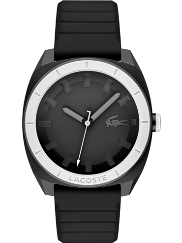 Lacoste Sprint Ρολόι Μπαταρίας με Μαύρο Καουτσούκ Λουράκι 2011259
