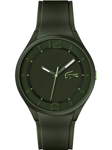 Lacoste Ollie Ρολόι Μπαταρίας με Πράσινο Καουτσούκ Λουράκι 2011268