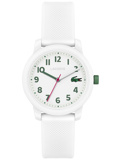 Lacoste 12.12 Roloi Batarias me Lefko Kaoutsouk Louraki 2030039