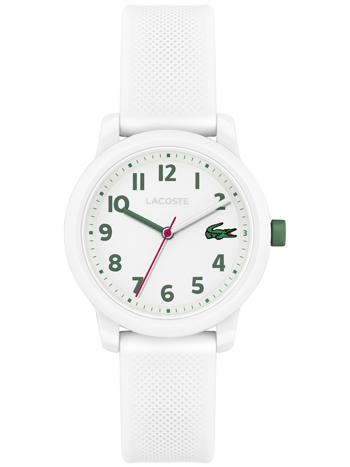 Lacoste 12.12 Roloi Batarias me Lefko Kaoutsouk Louraki 2030039