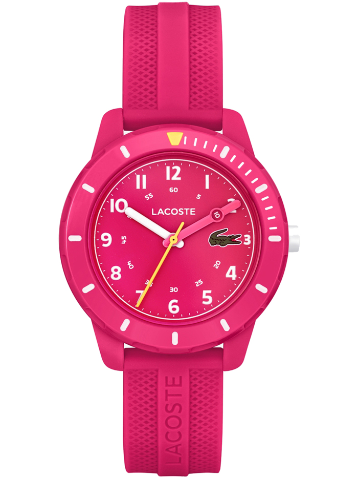 Lacoste Mini Tennis Roloi Batarias me Roz Kaoutsouk Louraki 2030054