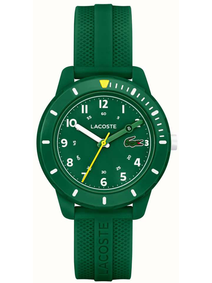 Lacoste Mini Tennis Roloi Batarias me Prasino Kaoutsouk Louraki 2030055