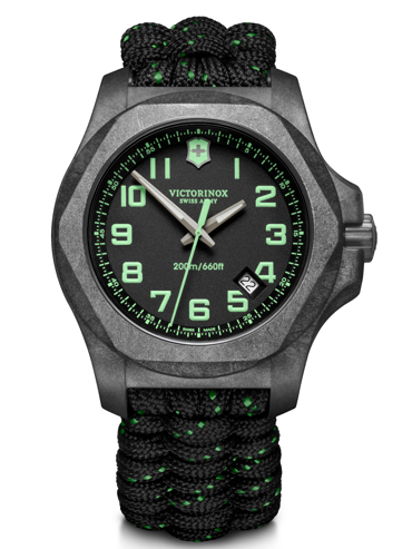 Victorinox I.N.O.X. Carbon Set Ρολόι Μπαταρίας με Μαύρο Υφασμάτινο Λουράκι και Σετ Επισκευής 241859 Victorinox I.N.O.X. Carbon Set Ρολόι Μπαταρίας με Μαύρο Υφασμάτινο Λουράκι και Σετ Επισκευής 241859