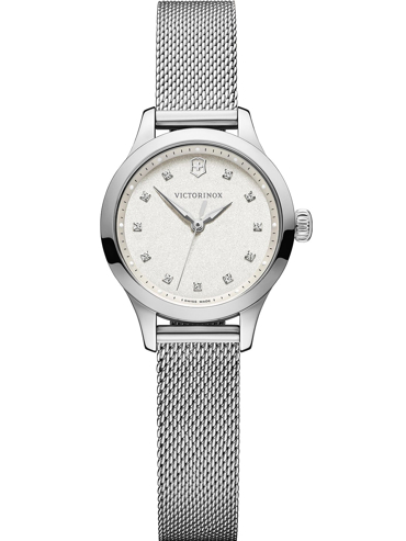 Victorinox Alliance XS Ρολόι Μπαταρίας με Ασημί Μεταλλικό Μπρασελέ 241878 Victorinox Alliance XS Ρολόι Μπαταρίας με Ασημί Μεταλλικό Μπρασελέ 241878