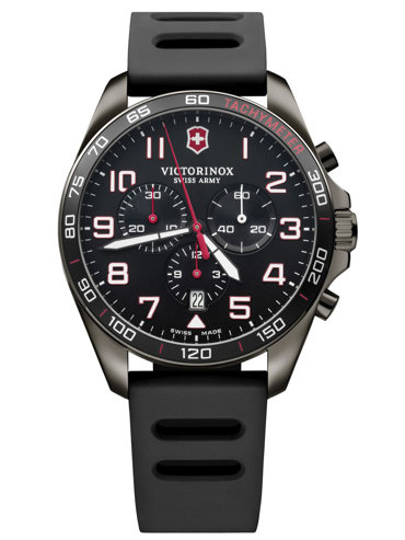 Victorinox Field Force Sport Ρολόι Χρονογράφος Μπαταρίας με Μαύρο Καουτσούκ Λουράκι 241889