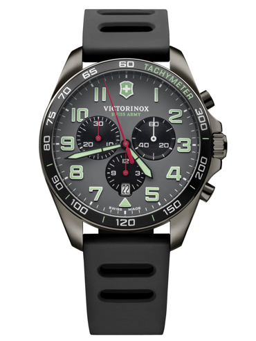 Victorinox Field Force Sport Ρολόι Χρονογράφος Μπαταρίας με Μαύρο Καουτσούκ Λουράκι 241891