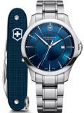 Victorinox Alliance Roloi Batarias me Asimi Metalliko Brasele kai Souga 241910.1