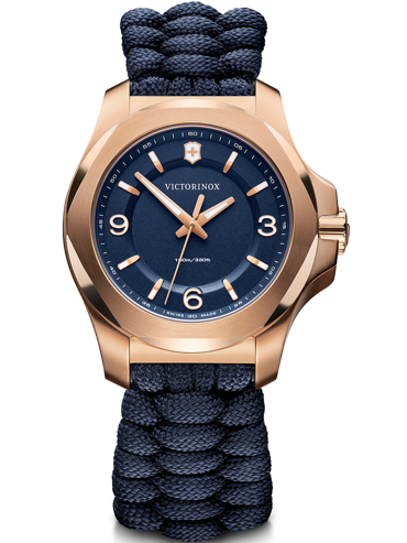 Victorinox I.N.O.X. V Ρολόι Μπαταρίας με Μπλε Υφασμάτινο Λουράκι 241955
