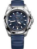 Victorinox Mens Watch I.N.O.X Roloi Xronogafos Batarias me Ble Kaoutsouk Louraki 241984