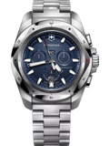 Victorinox Mens Watch I.N.O.X Roloi Xronogafos Batarias me Asimi Metalliko Brasele 241985