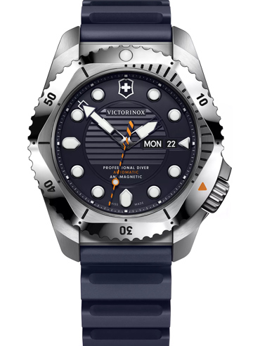 Victorinox Mens Watch Dive Pro Ρολόι Αυτόματο με Μπλε Καουτσούκ Λουράκι 241995