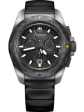 Victorinox Mens Watch I.N.O.X Ρολόι Χρονογράφος Μπαταρίας με Μαύρο Καουτσούκ Λουράκι 242011 Victorinox Mens Watch I.N.O.X Roloi Xronogafos Batarias me Mavro Kaoutsouk Louraki 242011