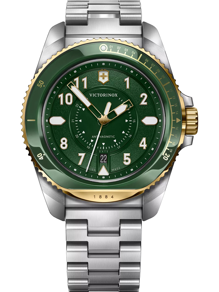 Victorinox Journey 1884 Roloi Batarias me Asimi Metalliko Brasele 242012