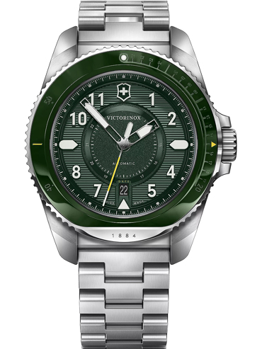 Victorinox Journey 1884 Ρολόι Αυτόματο με Ασημί Μεταλλικό Μπρασελέ 242015