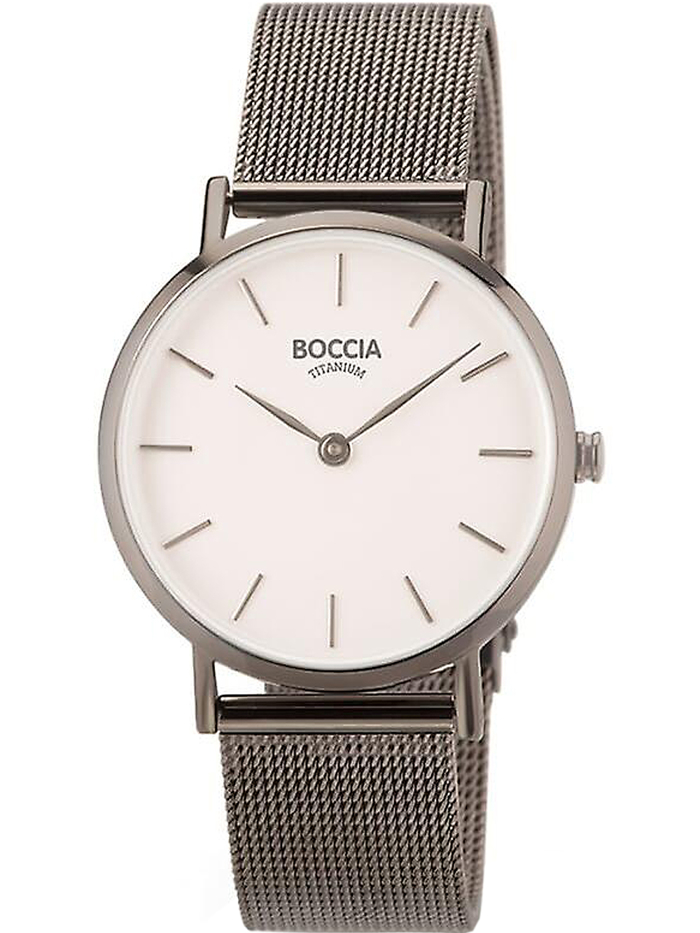Boccia Roloi Batarias me Ggri Metalliko Brasele 3281-04
