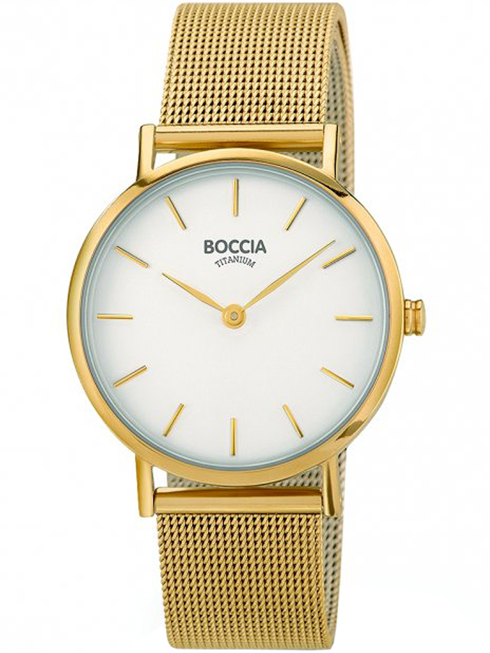 Boccia Roloi Batarias me Xruso Metalliko Brasele 3281-06