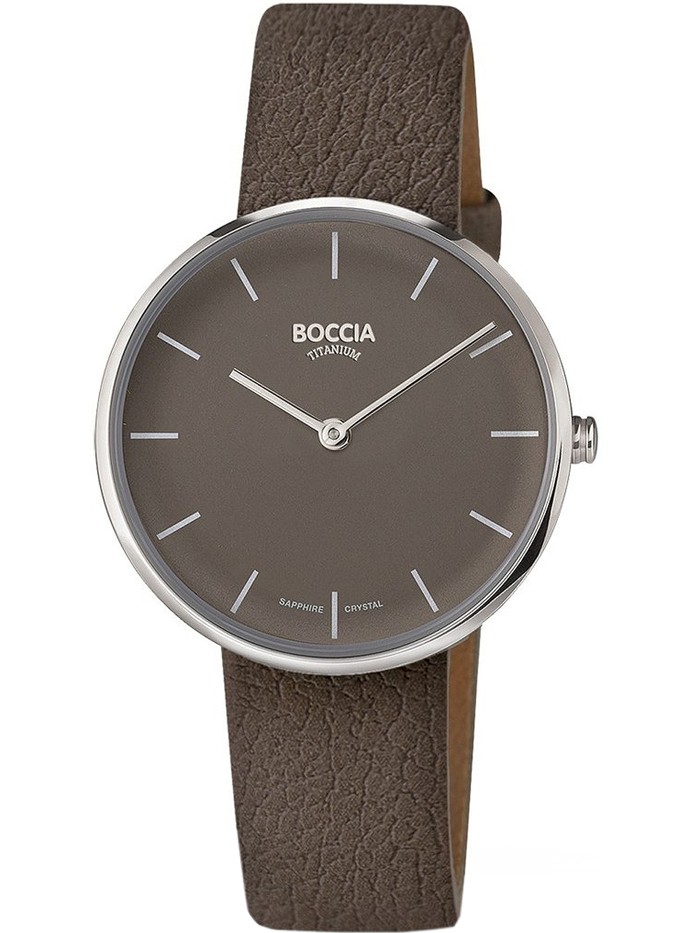 Boccia Roloi Batarias me Kafe Oikologko Dermatino Louraki 3327-02