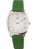 Boccia Roloi Batarias me Prasino Oikologko Dermatino Louraki 3334-02