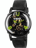 U-Boat 3351 Mens Watch U-65 PVD Green 44mm 5ATM 