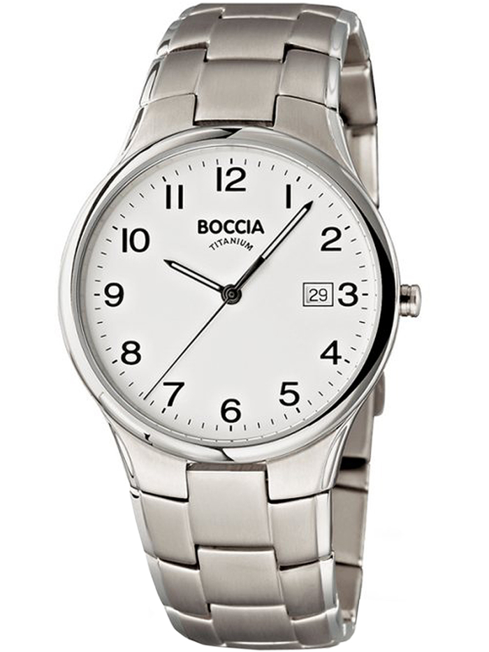 Boccia Roloi Batarias me Asimi Metalliko Brasele 3512-08