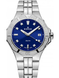 Edox Delfin Diver Roloi Batarias me Asimi Metalliko Brasele 53020-3M-BUN