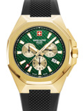 Swiss Alpine Military by Grovana Typhoon Roloi Xronogafos Batarias me Mavro Kaoutsouk Louraki 7005.9814