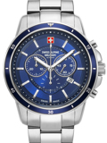 Swiss Alpine Military 7089.9135 Chronograph Mens Watch 44mm 10ATM