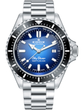 Edox Skydiver Neptunian Roloi Aftomato me Asimi Metalliko Brasele 80120-3NM-BUIDN
