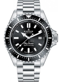 Edox Skydiver Neptunian Roloi Aftomato me Asimi Metalliko Brasele 80120-3NM-NIN