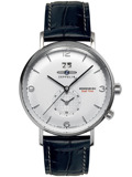 Zeppelin 8044-1 Mens Watch Hindenburg Dual Time 40mm 5ATM