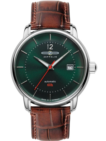 Zeppelin 8160-4 Bodensee Automatic Mens Watch 41mm 5ATM