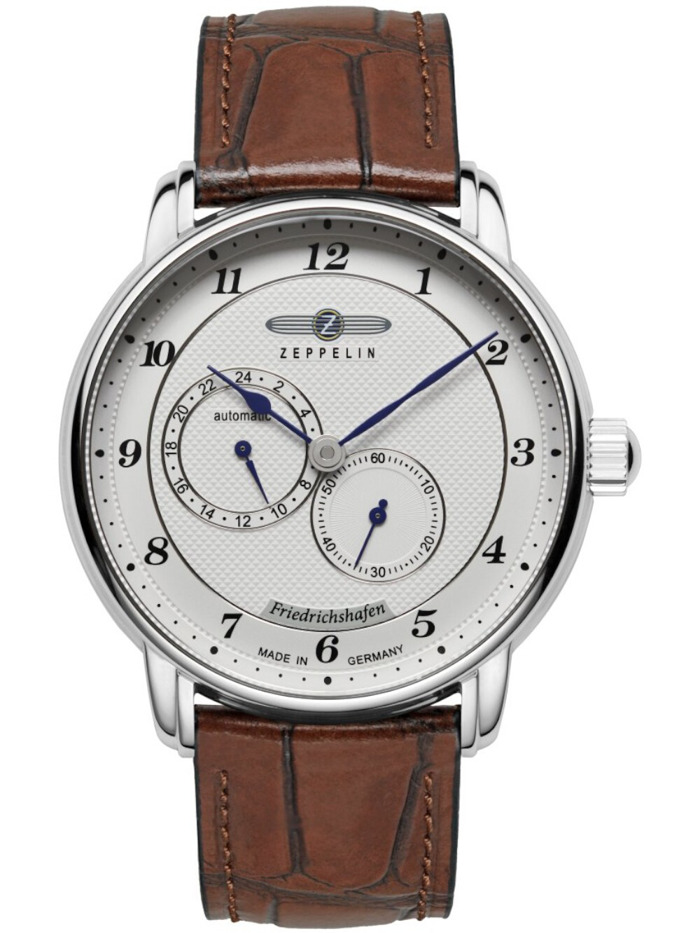 Zeppelin 8568-1 Mens Watch Friedrichshafen Automatic 41mm 5ATM