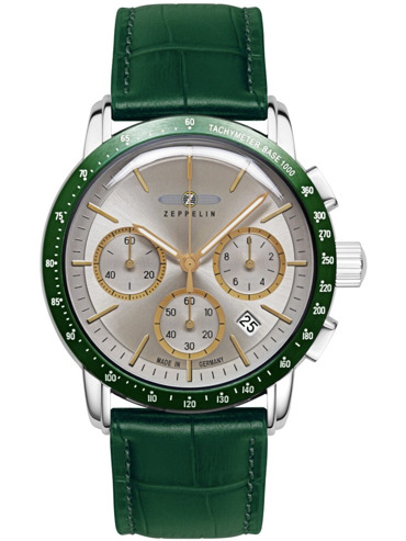 Zeppelin 8878-5 Herrenuhr New York Chronograph 43mm 5ATM 